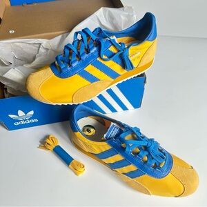 ADIDAS SL 72 (JR3638) ‘Bold gold/bright royal/royal blue’-Women’s size 8/Men’s 7